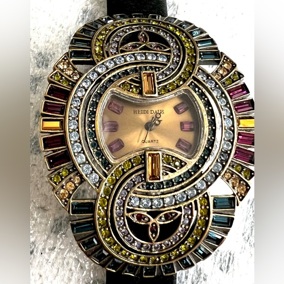 Heidi Daus Vintage Art Deco style wrist watch - New Battery installed - Picture 4 of 12